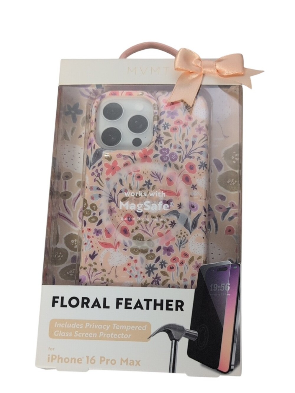 MVMT Floral Feather iPhone 16 Pro Max Phone Case
